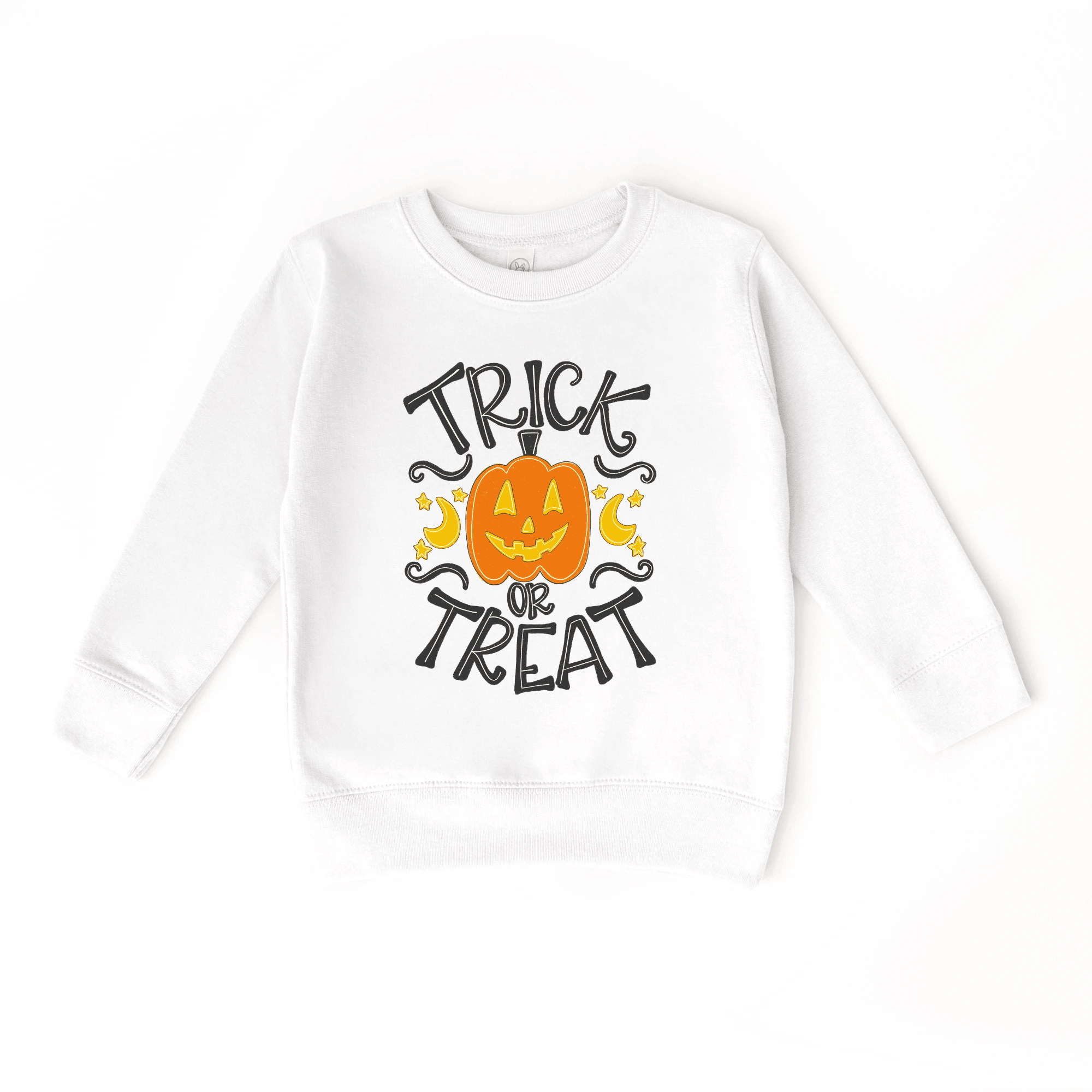 Trick or Treat toddler and youth Sweatshirt - Halloween collection by Benny and Ray Apparel