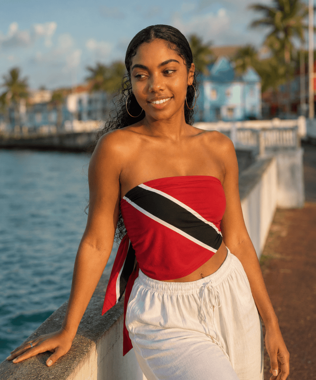 Trinidad & Tobago All Over Print Bandana All-Over Print Bandana La Vie Bien Trinidad & Tobago All Over Print Bandana
