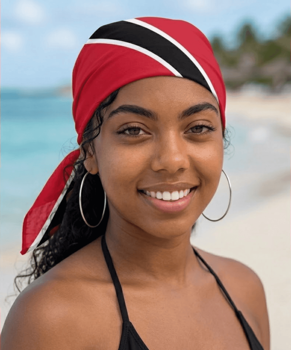 Trinidad & Tobago All Over Print Bandana All-Over Print Bandana La Vie Bien Trinidad & Tobago All Over Print Bandana