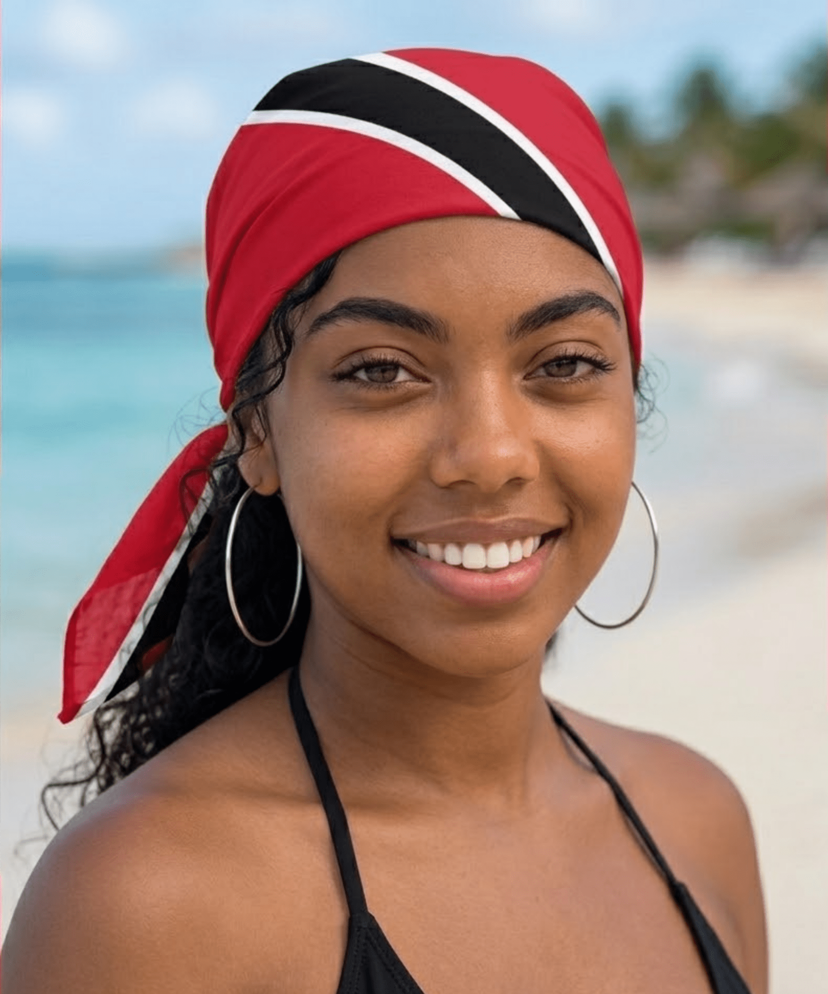 Trinidad & Tobago All Over Print Bandana All-Over Print Bandana La Vie Bien Trinidad & Tobago All Over Print Bandana