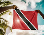 Trinidad & Tobago Flag Rally Towel Rally Towel La Vie Bien Trinidad & Tobago Flag Rally Towel