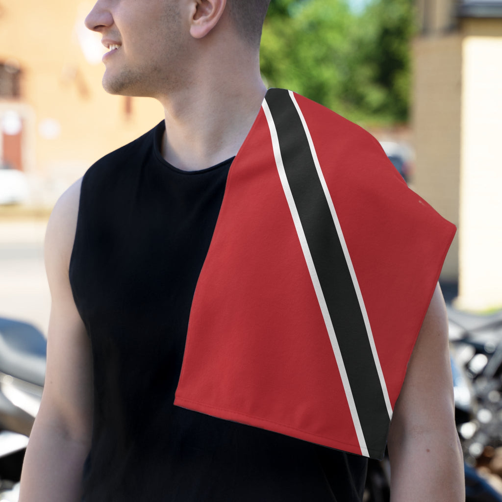 Trinidad & Tobago Flag Rally Towel Rally Towel La Vie Bien Trinidad & Tobago Flag Rally Towel