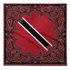 Trinidad & Tobago Paisely Flag All-over print bandana All-Over Print Bandana La Vie Bien Trinidad & Tobago Paisely Flag All-over print bandana