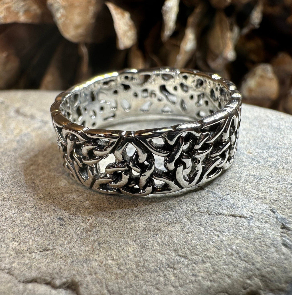 Trinity Knot Band Ring Ring La Vie Bien Trinity Knot Band Ring
