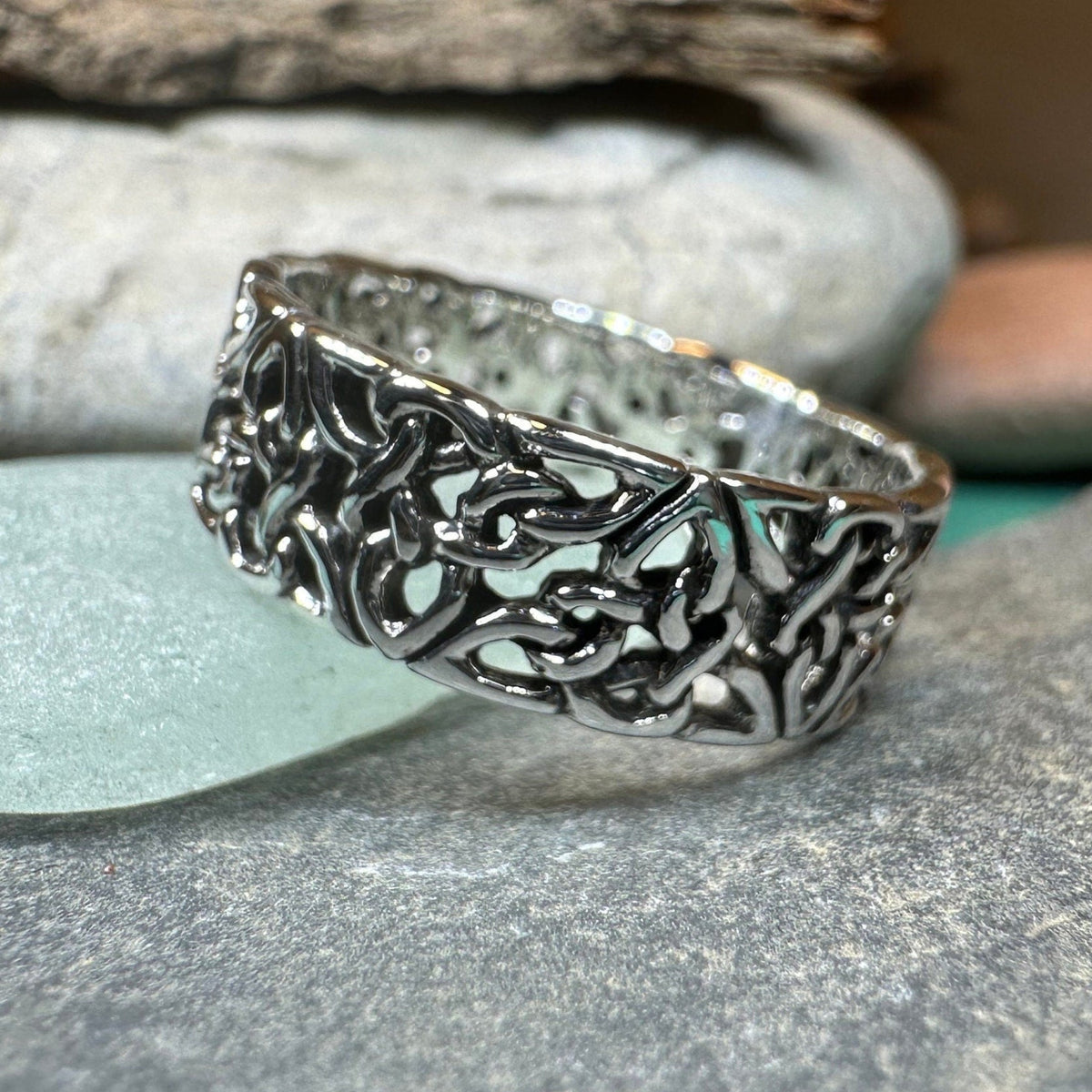Trinity Knot Band Ring Ring La Vie Bien Trinity Knot Band Ring