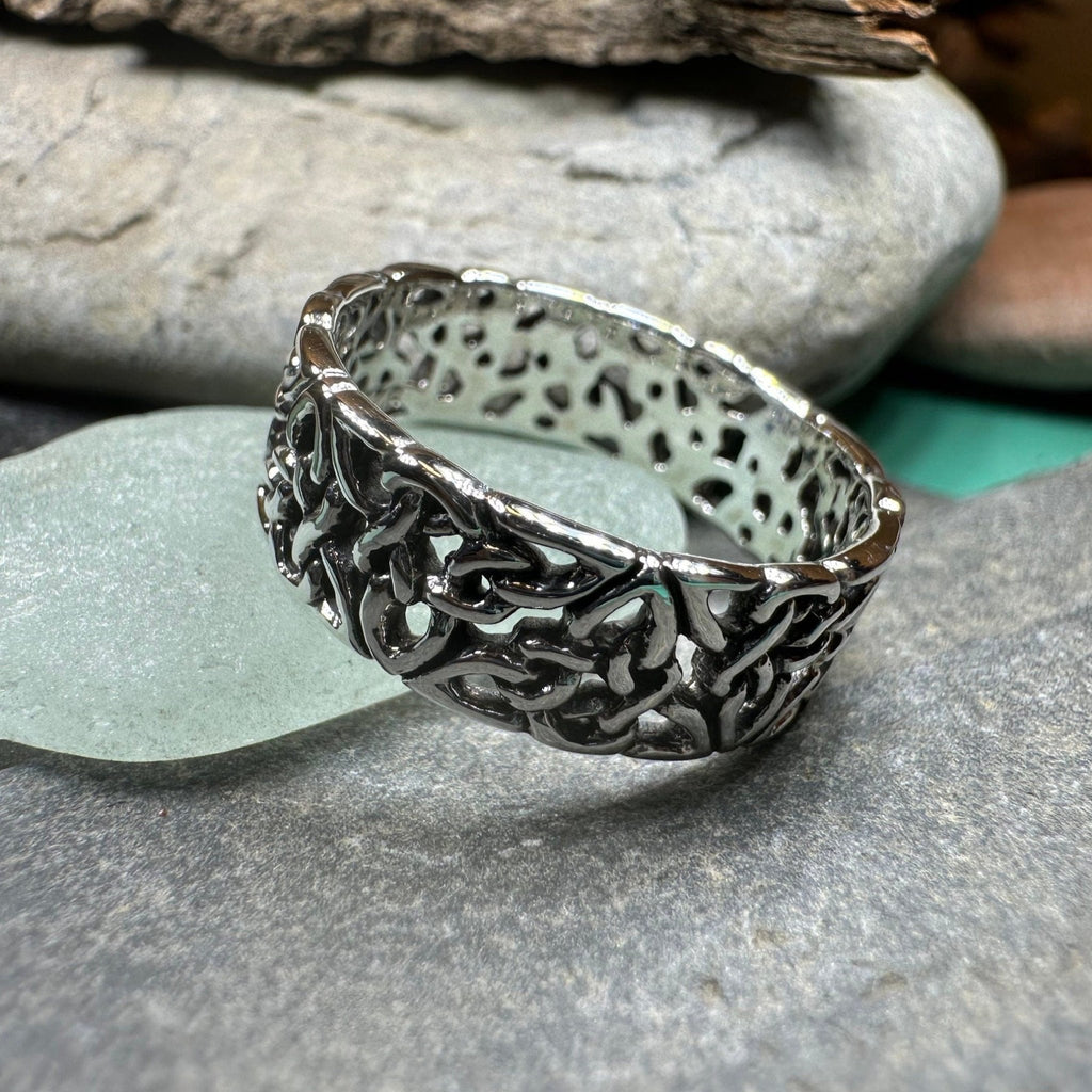 Trinity Knot Band Ring Ring La Vie Bien Trinity Knot Band Ring