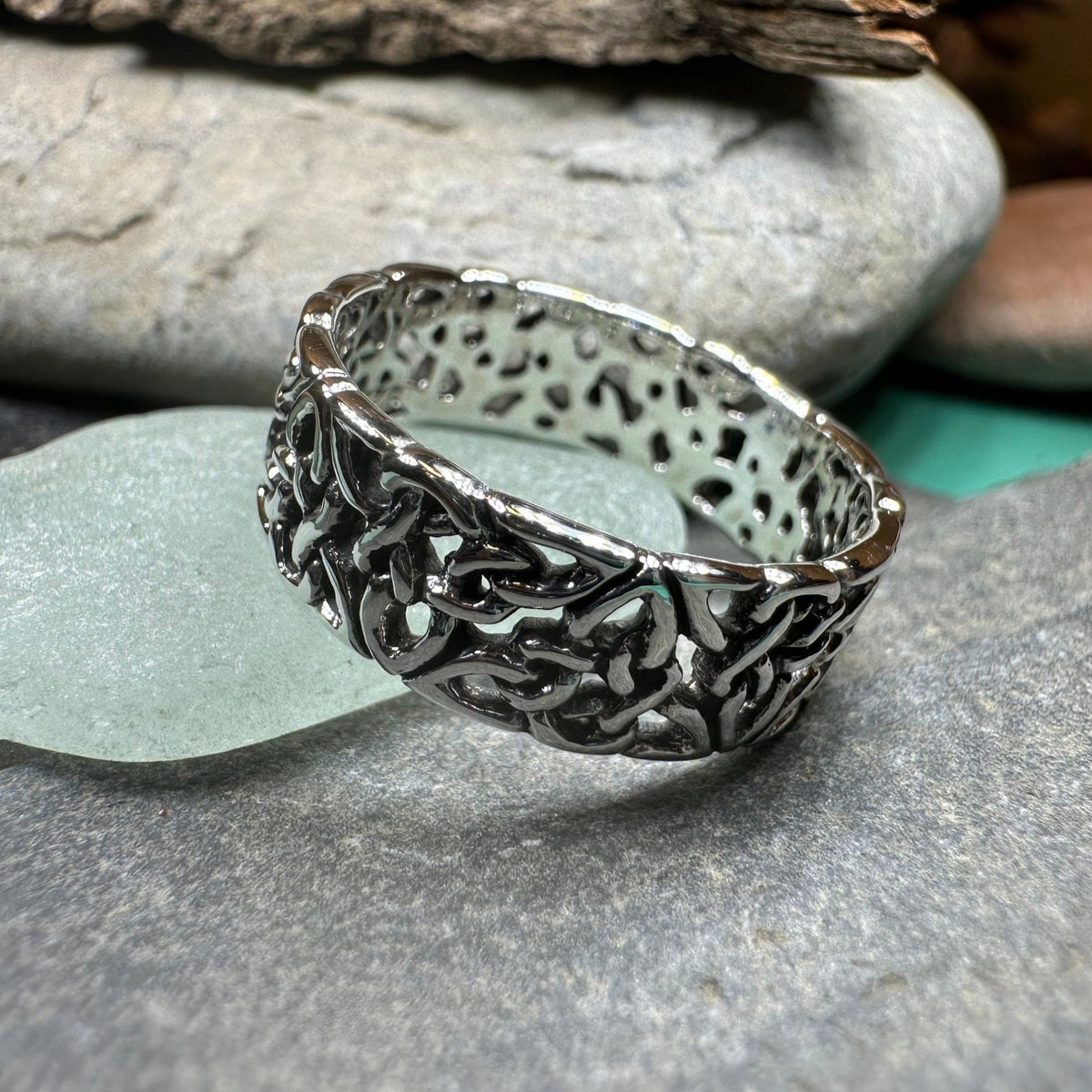 Trinity Knot Band Ring Ring La Vie Bien Trinity Knot Band Ring