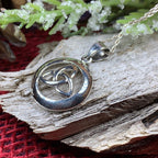 Trinity Knot Celtic Necklace in Sterling Silver Pendant La Vie Bien Trinity Knot Celtic Necklace in Sterling Silver