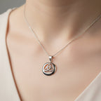 Trinity Knot Celtic Necklace in Sterling Silver Pendant La Vie Bien Trinity Knot Celtic Necklace in Sterling Silver
