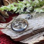 Trinity Knot Celtic Necklace in Sterling Silver Pendant La Vie Bien Trinity Knot Celtic Necklace in Sterling Silver