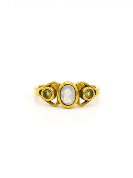 Triple Harvest Stone Ring by Fair Anita
