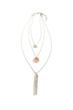 Triple Strand Multi-Way Pendant Necklace - Silver by Fair Anita