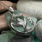 Tropical Hummingbird Necklace in Sterling Silver Pendant La Vie Bien Tropical Hummingbird Necklace in Sterling Silver