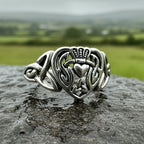 True Love Irish Claddagh Ring in Sterling Silver Ring La Vie Bien True Love Irish Claddagh Ring in Sterling Silver