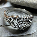 True Love Irish Claddagh Ring in Sterling Silver Ring La Vie Bien True Love Irish Claddagh Ring in Sterling Silver