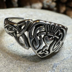 True Love Irish Claddagh Ring in Sterling Silver Ring La Vie Bien True Love Irish Claddagh Ring in Sterling Silver