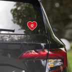 愛 true love red heart kanji Bubble-free sticker by La Vie Bien