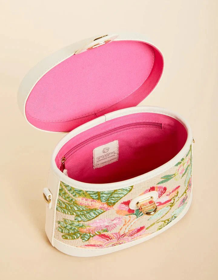 Trunk Crossbody Flamingo Pineapple Apparel & Accessories La Vie Bien Trunk Crossbody Flamingo Pineapple