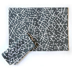 Tsvimbo Gray Placemats - Set of 2 La Vie Bien Tsvimbo Gray Placemats - Set of 2