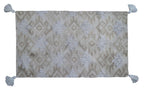 Tufted accent rug with corner tussels (25"x45") Home Furnishings La Vie Bien Tufted accent rug with corner tussels (25"x45")