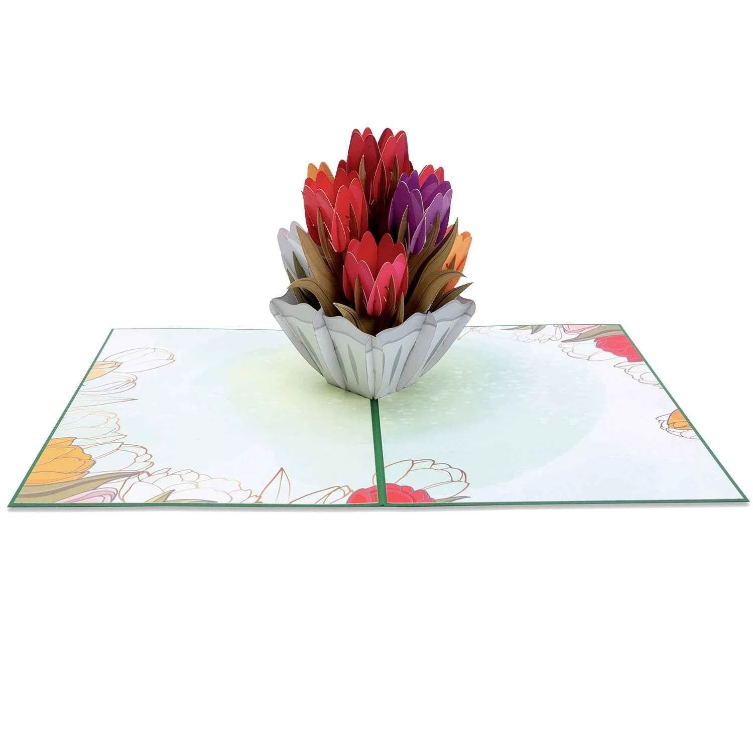 Tulips pop-up card by Paper Love