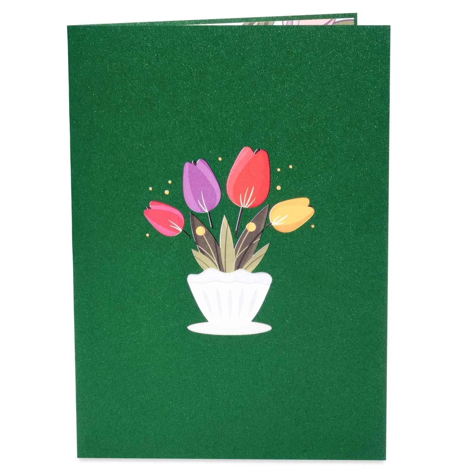 Tulips pop-up card by Paper Love
