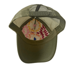 Tulum Hand Embroidered Trucker Flower Hat - Mexico Apparel La Vie Bien Tulum Hand Embroidered Trucker Flower Hat - Mexico