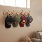 Tulum Hand Embroidered Trucker Flower Hat - Mexico Apparel La Vie Bien Tulum Hand Embroidered Trucker Flower Hat - Mexico