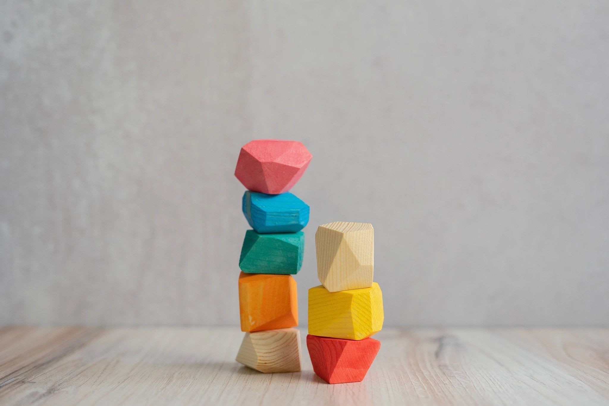 Tumi-ishi Balancing Rock Blocks- 16 pieces by PoppyBabyCo