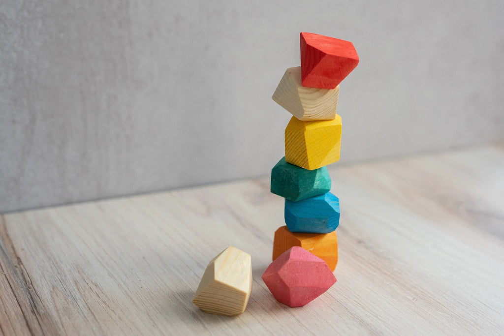 Tumi-ishi Balancing Rock Blocks-6 pieces by PoppyBabyCo