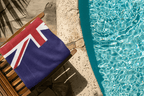 Turks & Caicos Flag Beach Towel Beach Towel (Generic Brand) La Vie Bien Turks & Caicos Flag Beach Towel