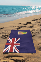 Turks & Caicos Flag Beach Towel Beach Towel (Generic Brand) La Vie Bien Turks & Caicos Flag Beach Towel