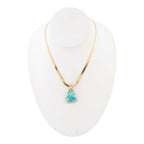 Turquoise Baron Snake Chain Pendant Necklace