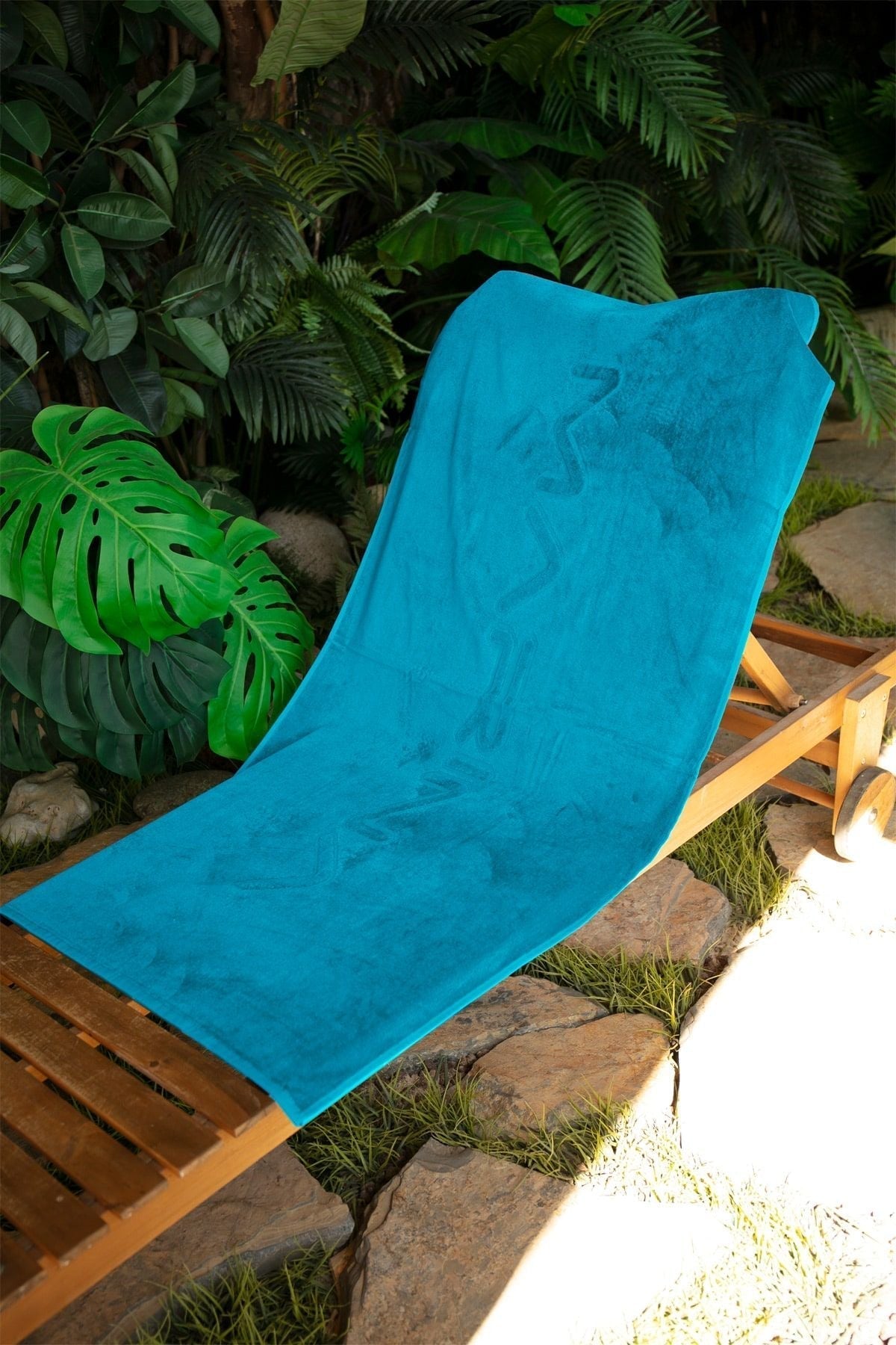 Turquoise Beach Towel PH23-13307 Plaj Havlu La Vie Bien Turquoise Beach Towel PH23-13307