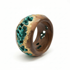 Turquoise Wood Bracelet earrings La Vie Bien Turquoise Wood Bracelet