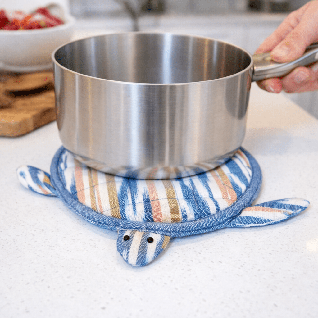 Turtle Dual-Purpose Trivet & Pot Holder Kitchen-Linens La Vie Bien Turtle Dual-Purpose Trivet & Pot Holder