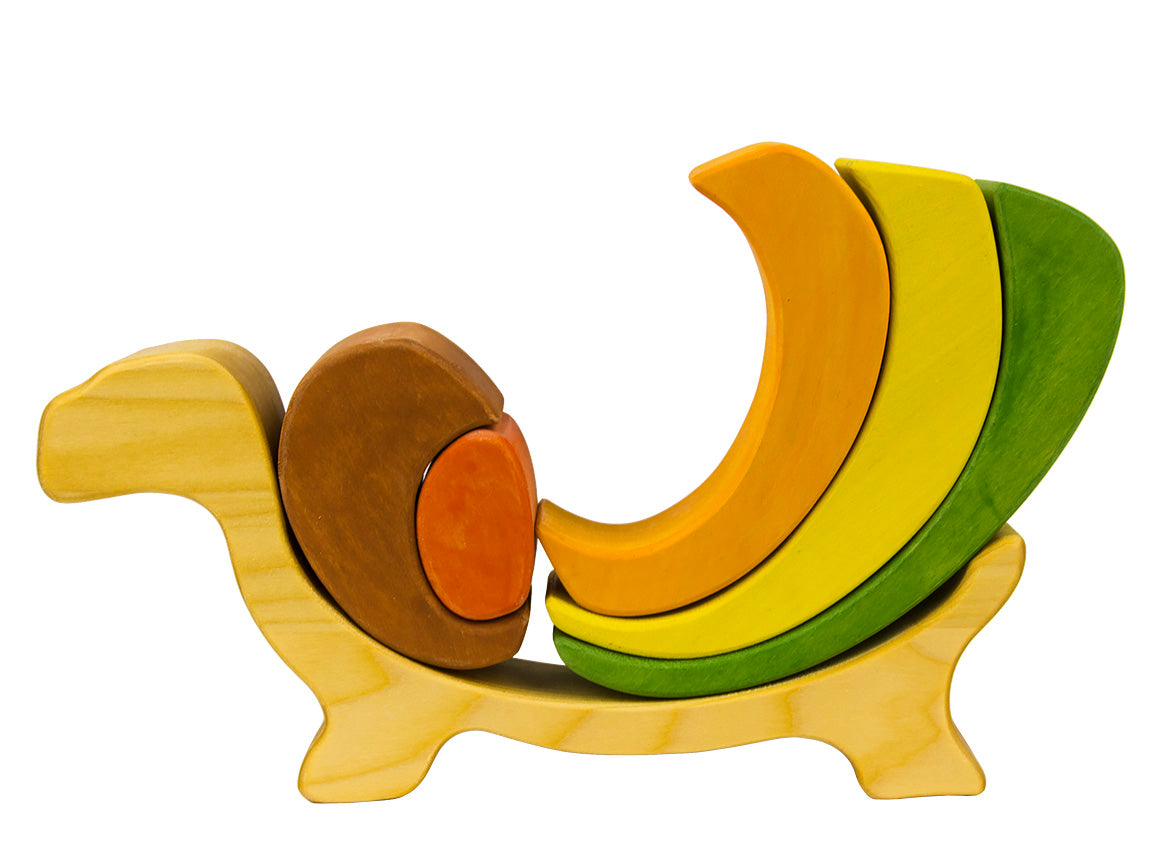 Wooden Turtle Stacker Puzzle
