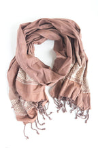 Tuyen Patterned Scarf - Mauve by Fair Anita