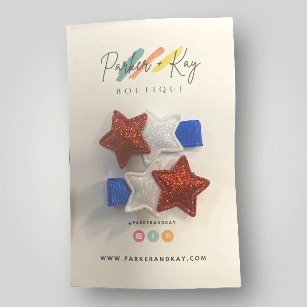 Twinkling Stars Hair Clips by Parker + Kay Creative