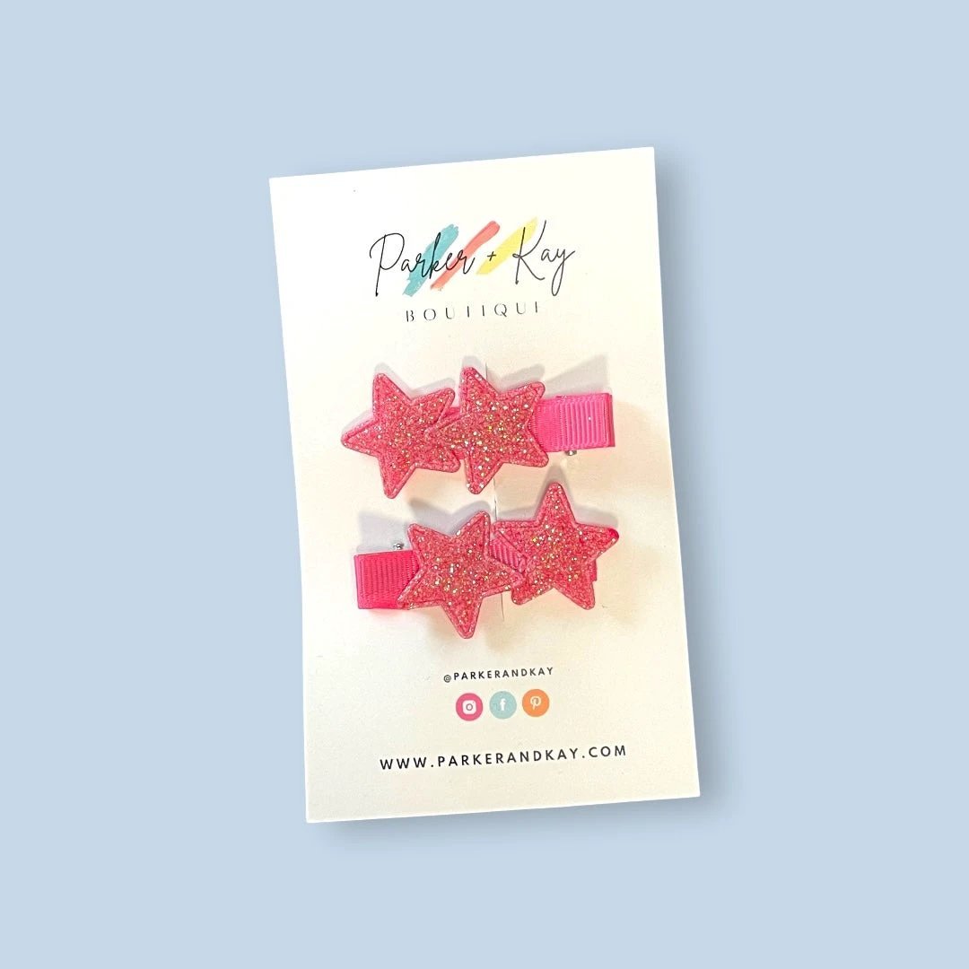 Twinkling Stars Hair Clips by Parker + Kay Creative