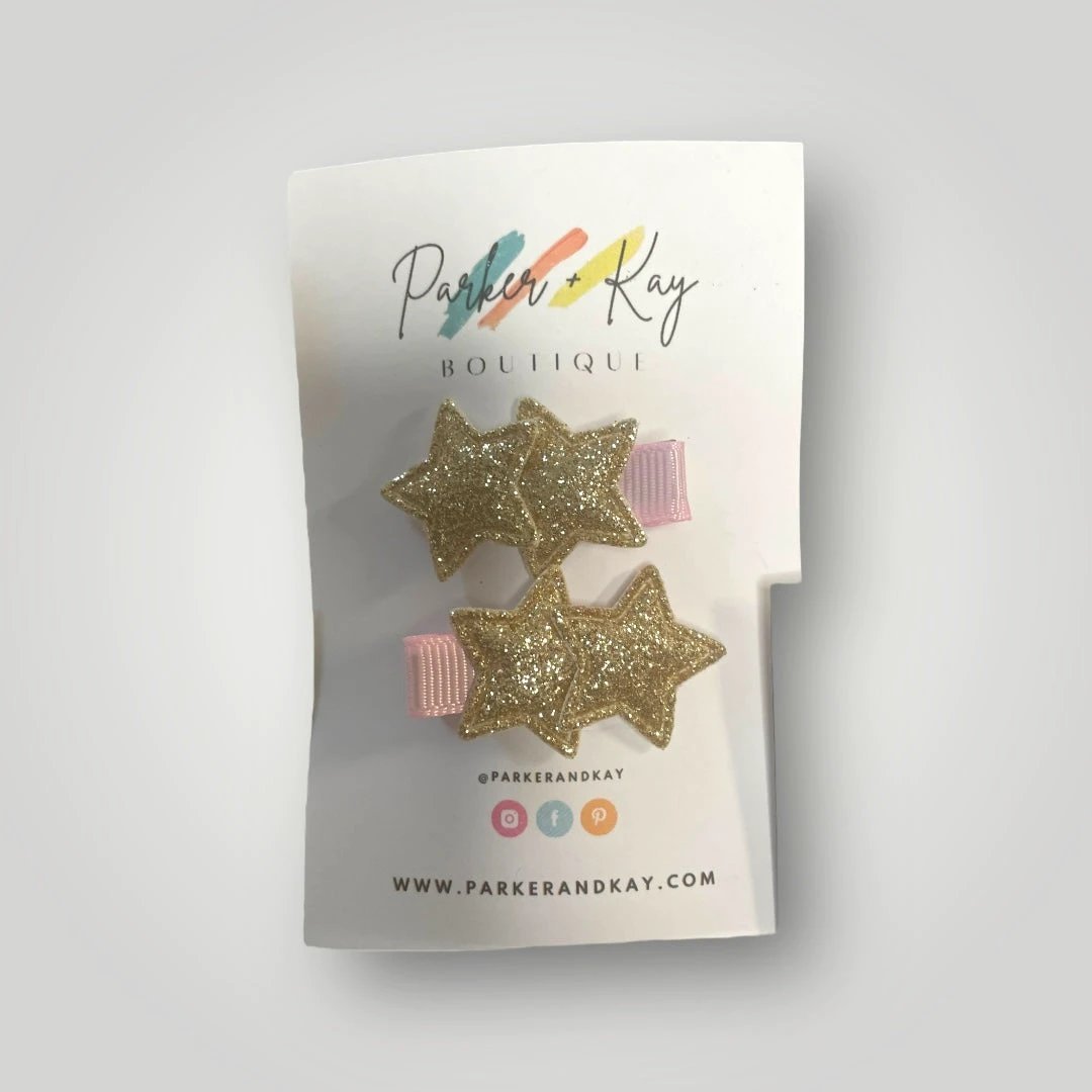 Twinkling Stars Hair Clips by Parker + Kay Creative