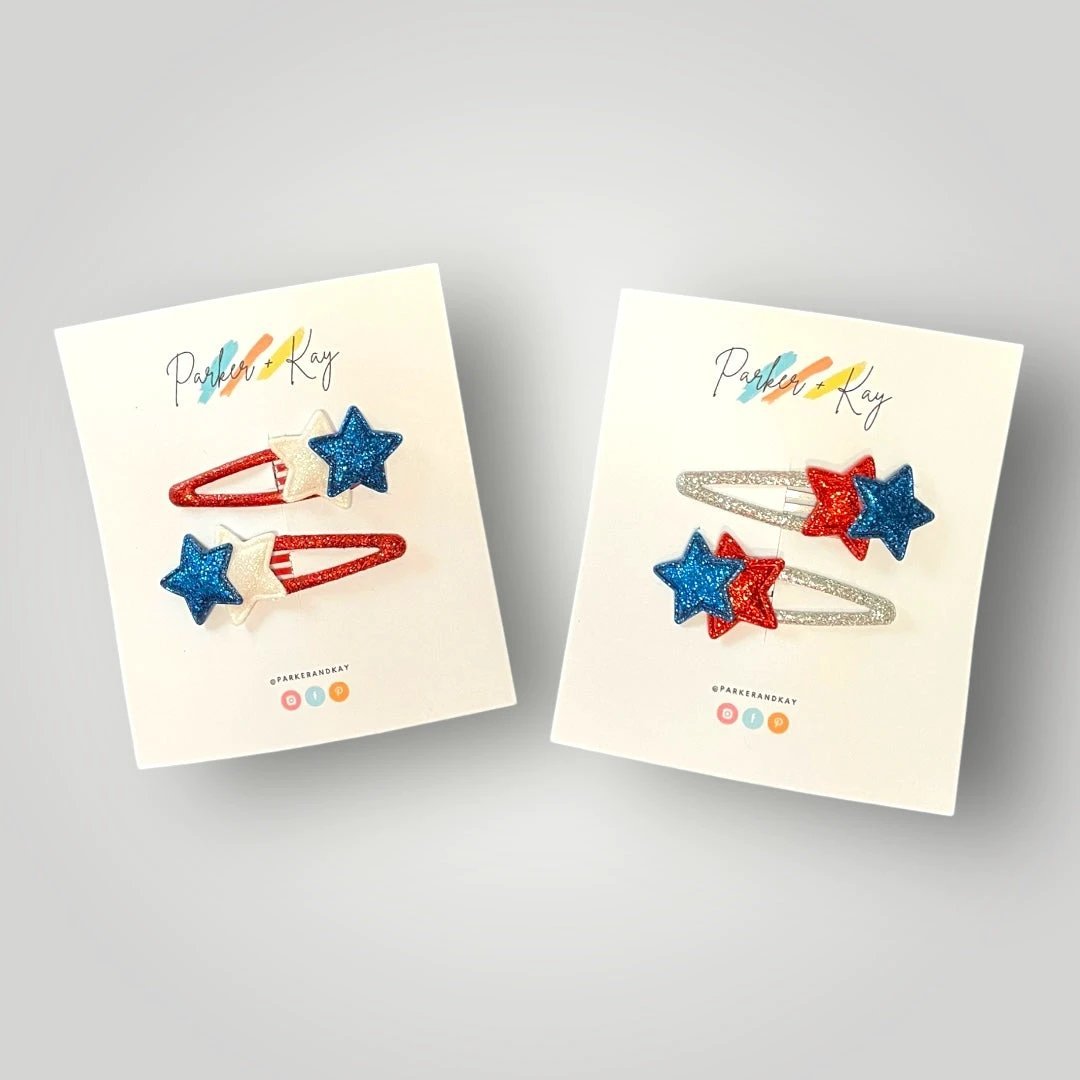 Twinkling Stars Hair Clips by Parker + Kay Creative
