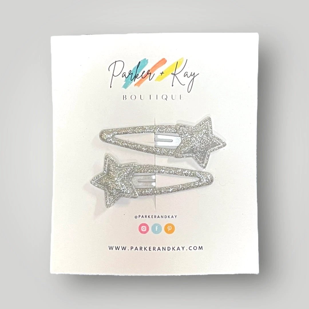 Twinkling Stars Hair Clips by Parker + Kay Creative