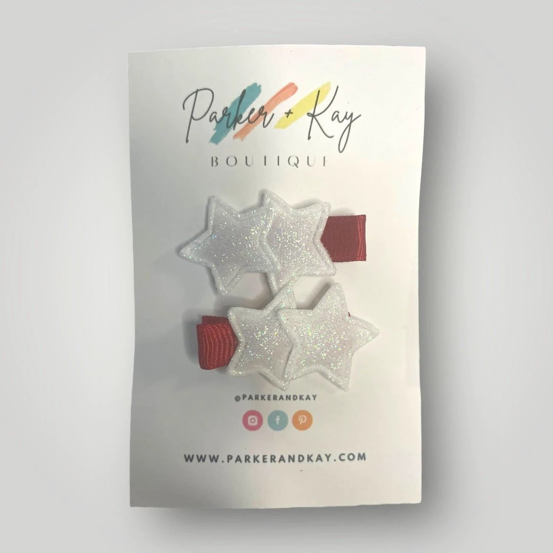 Twinkling Stars Hair Clips by Parker + Kay Creative