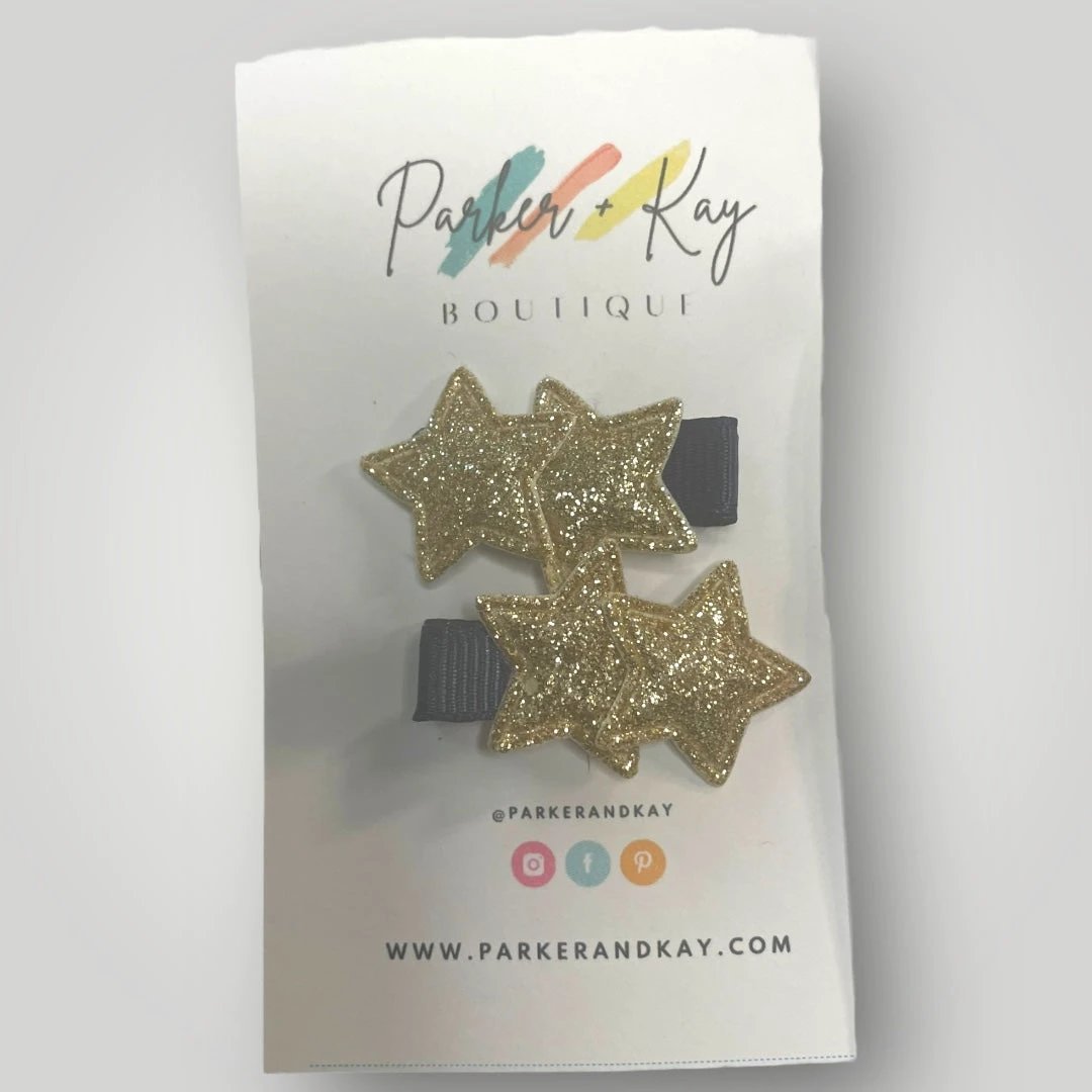 Twinkling Stars Hair Clips by Parker + Kay Creative