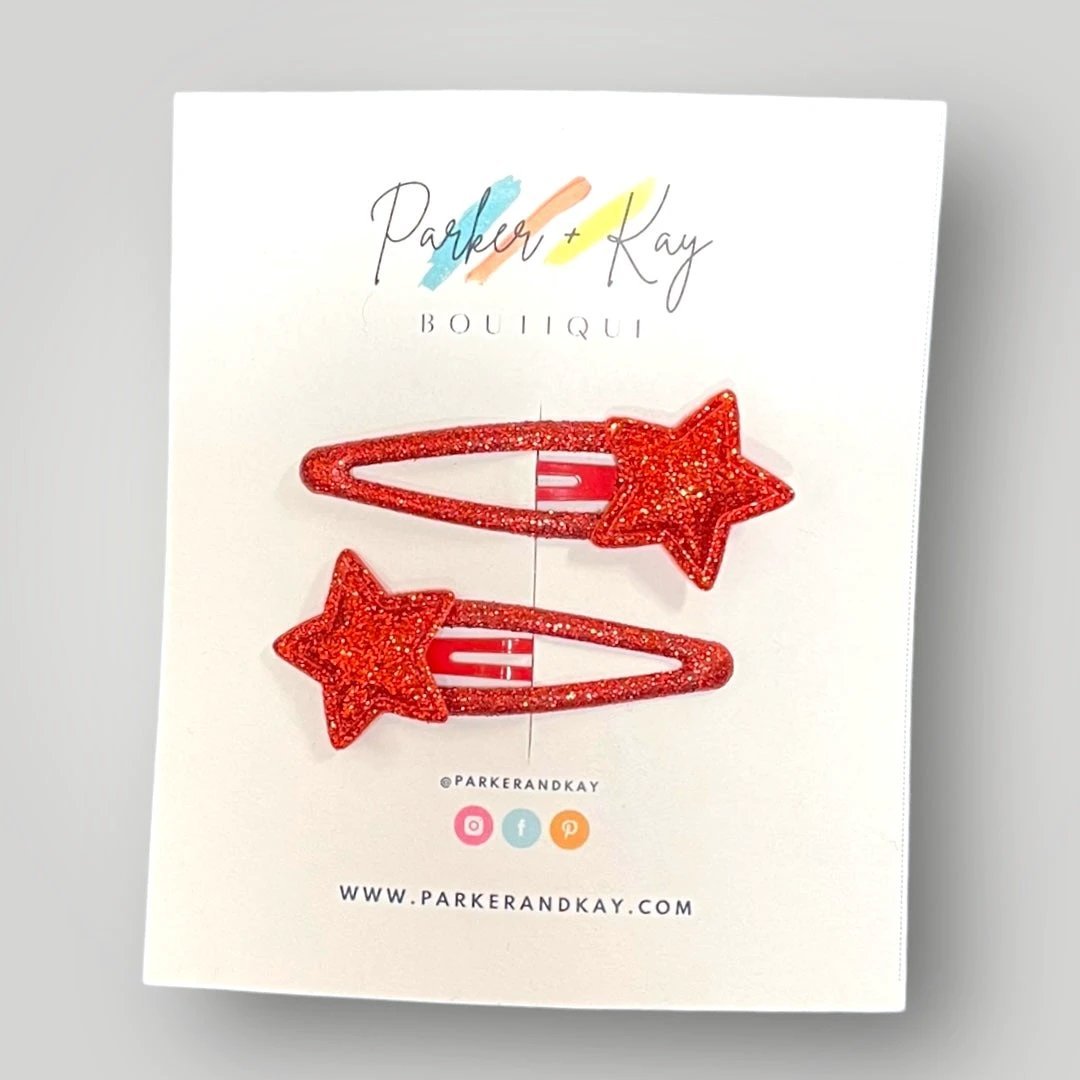 Twinkling Stars Hair Clips by Parker + Kay Creative