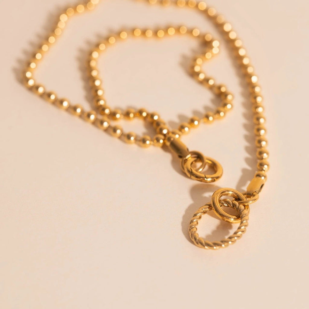 Twisted Oval Necklace Extender Charm by Oh Clementine