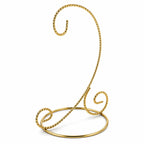 Twisted Wire Gold Metal Ornament Stand Display 7.2 Inches Ornament Stands La Vie Bien Twisted Wire Gold Metal Ornament Stand Display 7.2 Inches