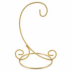 Twisted Wire Gold Metal Ornament Stand Display 7.2 Inches Ornament Stands La Vie Bien Twisted Wire Gold Metal Ornament Stand Display 7.2 Inches