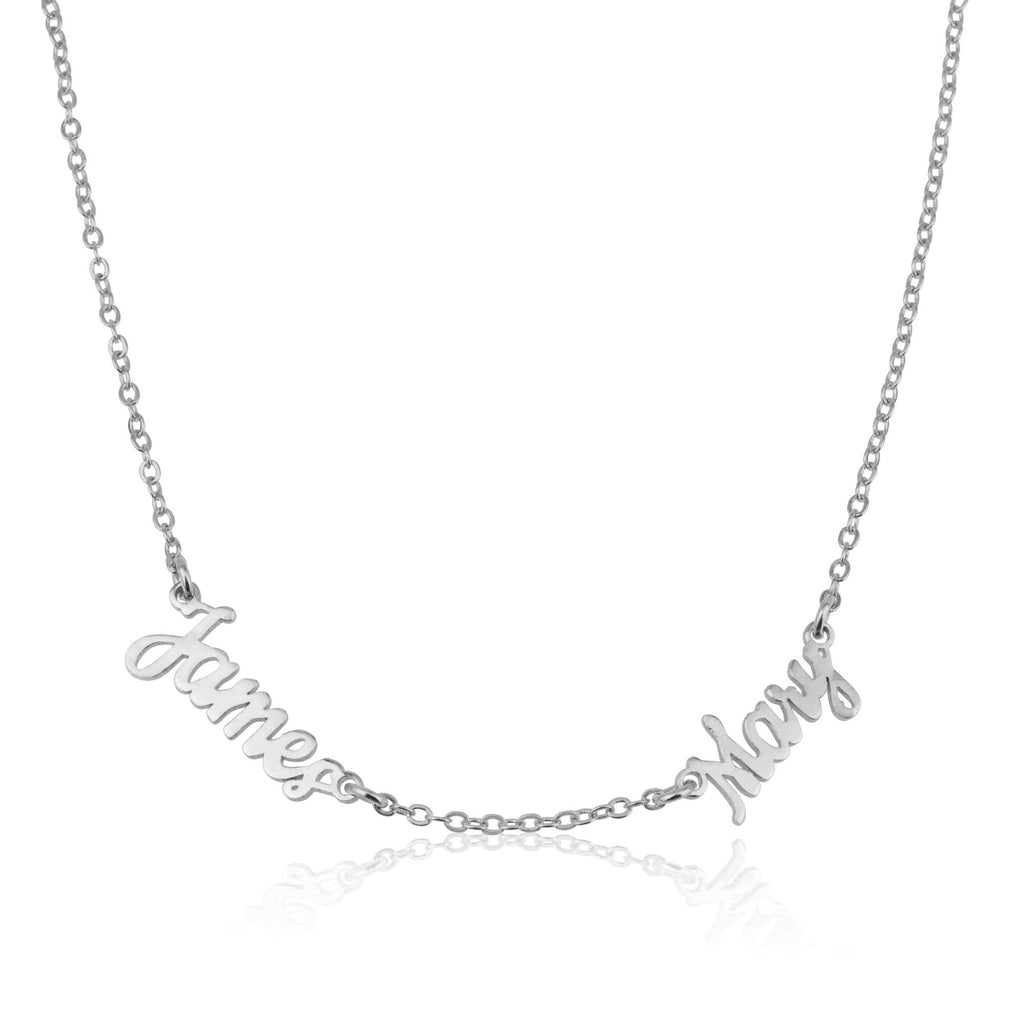 Two Name Necklace La Vie Bien Two Name Necklace